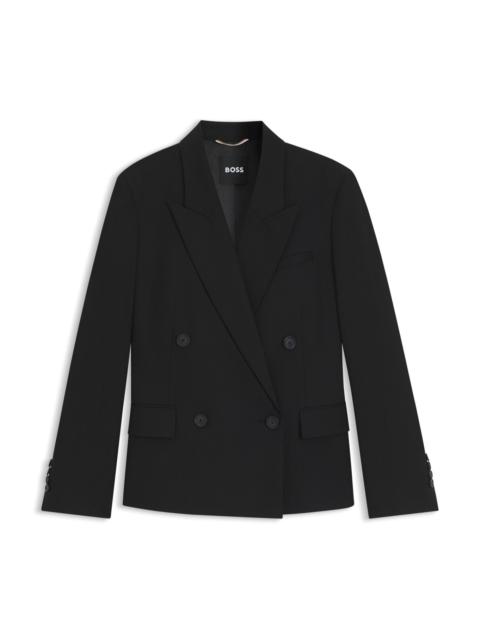 REGULAR-FIT BLAZER IN VIRGIN WOOL