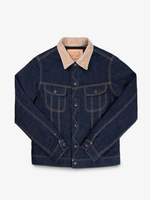 18OZ SELVEDGE DENIM STORM RIDER JACKET - INDIGO