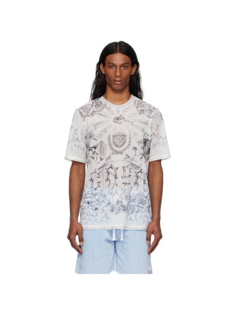 Gray Tattoo Mesh T-shirt