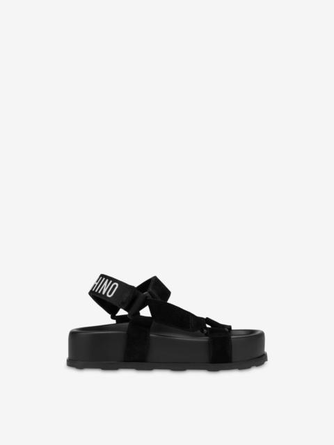 SUEDE SANDALS
