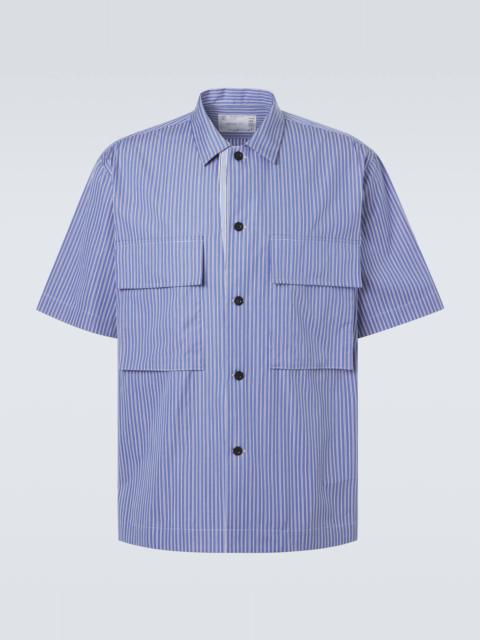 sacai pocket striped shirt - 2603981M421 | REVERSIBLE