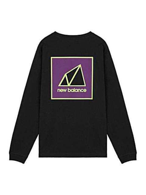 New Balance All Terrain Long Sleeve Top 'Black Purple' MT11584-BK