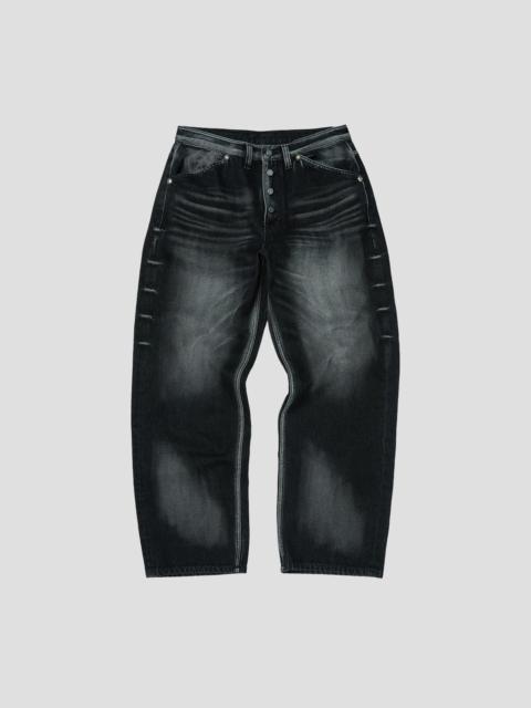 TC LEATHER BACK POCKET JEANS