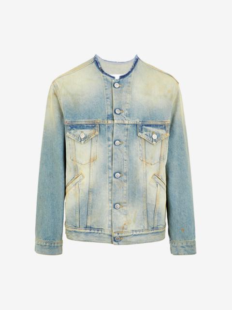 Décortiqué collar denim jacket