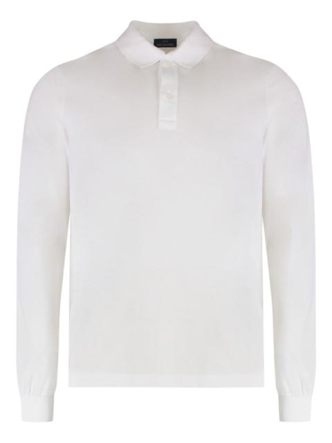 long-sleeve polo shirt