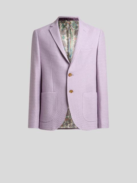 COTTON JERSEY BLAZER