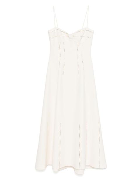 stud-embellished dress