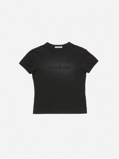 Logo t-shirt - fitted fit - Faded black