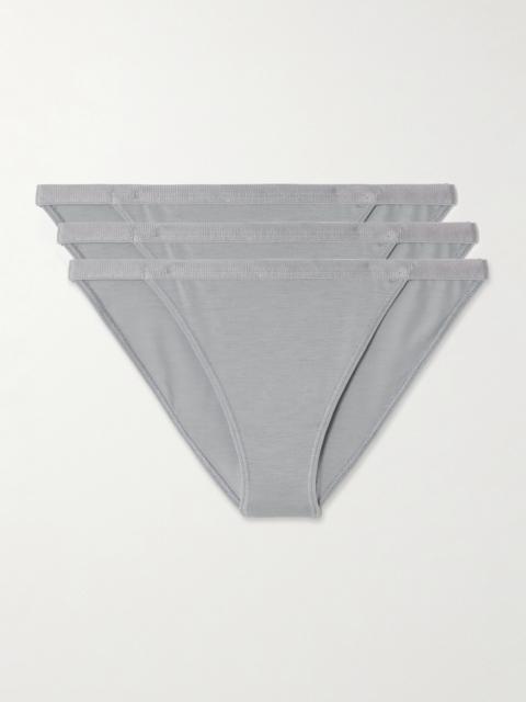 Set Of Three Stretch-tencel Lyocell Briefs