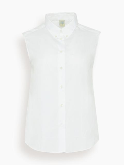 Casta Sleeveless Shirt in White