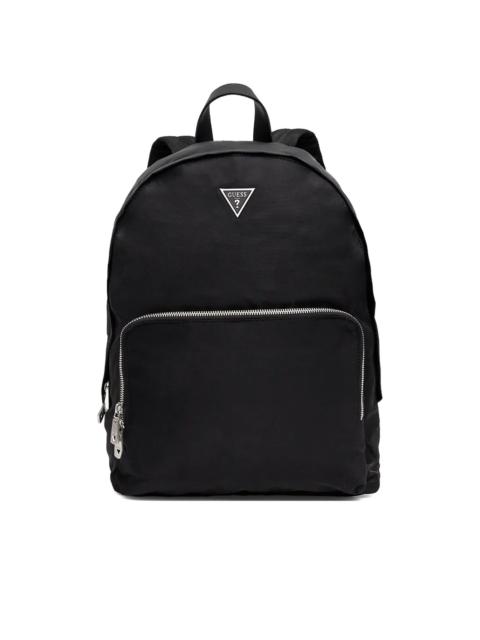 logo-plaque backpack