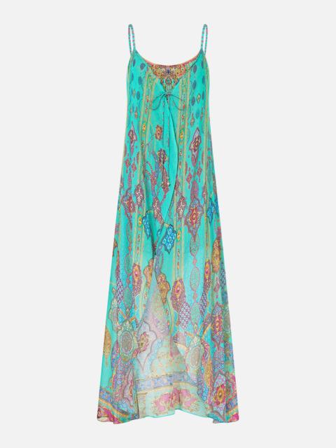 MINI DRESS WITH LONG OVERLAY THE CONCUBINES CORRIDOR