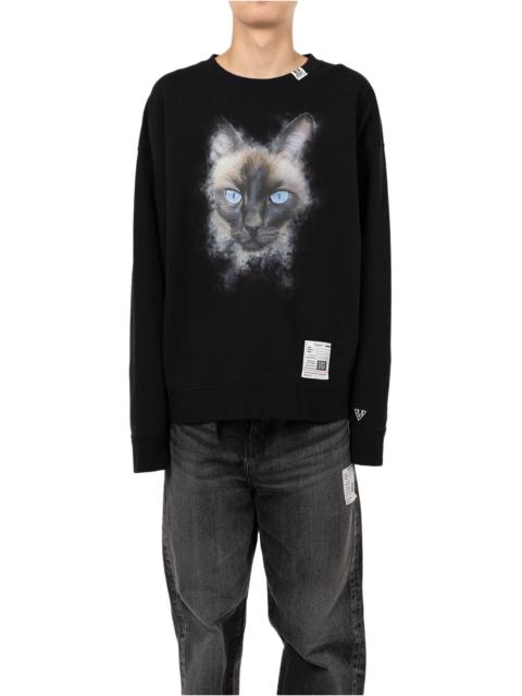 Cat Printed Sweatshirt