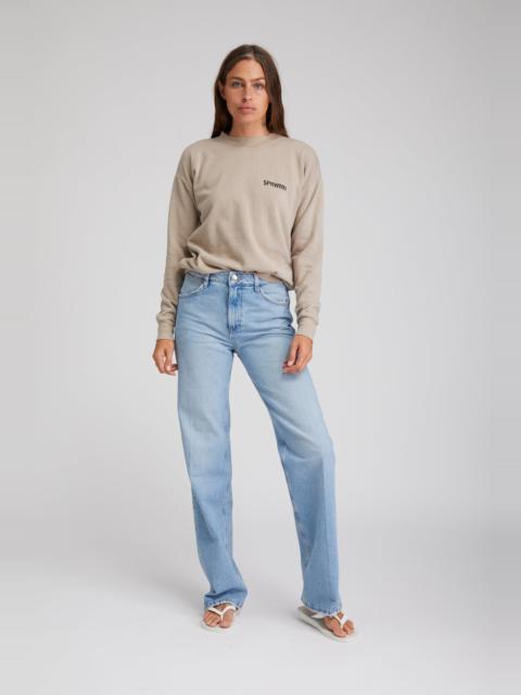 TAUPE LOGO SWEATSHIRT