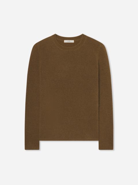 Long Sleeve Crew Sweater in Cashmere Silk