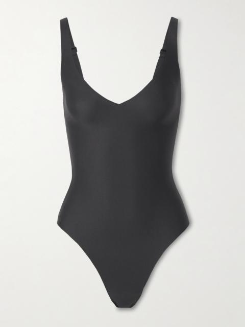 Skims Body Unlined Plunge Thong Bodysuit