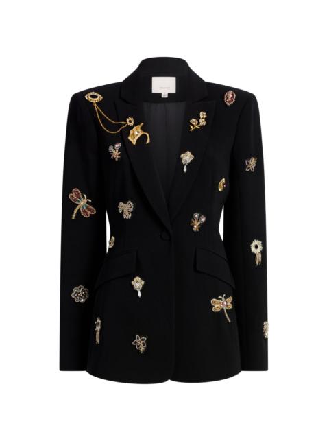 Cheyenne brooches blazer