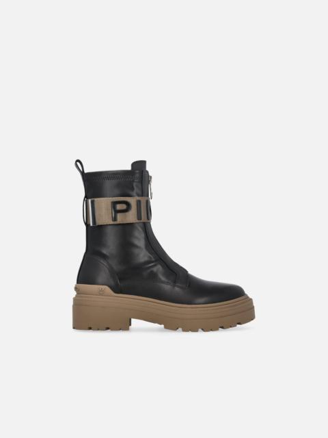PLATFORM BOOTS WITH PINKO LETTERING LOGO