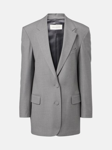 Wool-blend blazer