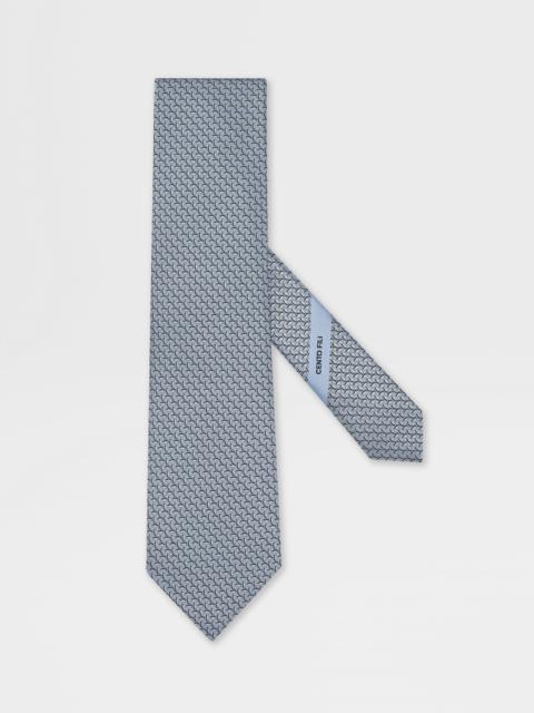LIGHT BLUE CENTO FILI SILK TIE