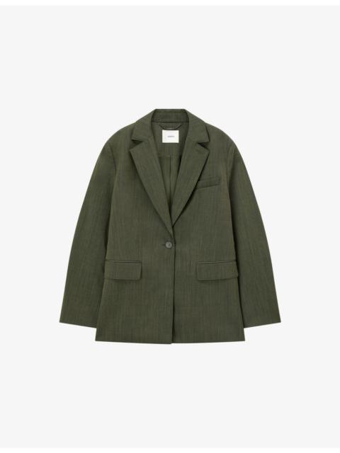 Maati Single-Breasted Wool Jacket