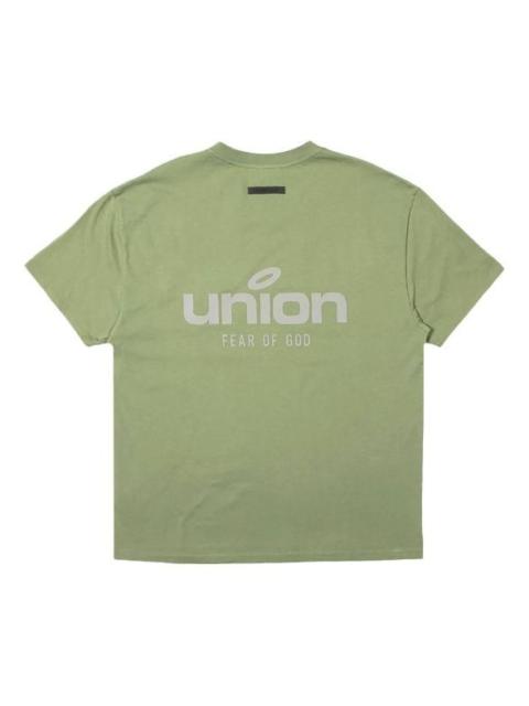 Fear of God Essentials x Union LA FW21 Vintage Tee Army FOG-FW21-092