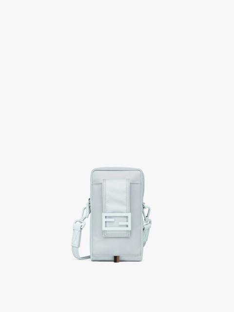 Light blue nylon mobile phone holder