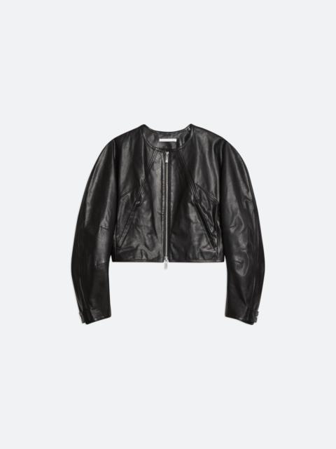 ARTICULATED LEATHER JACKET