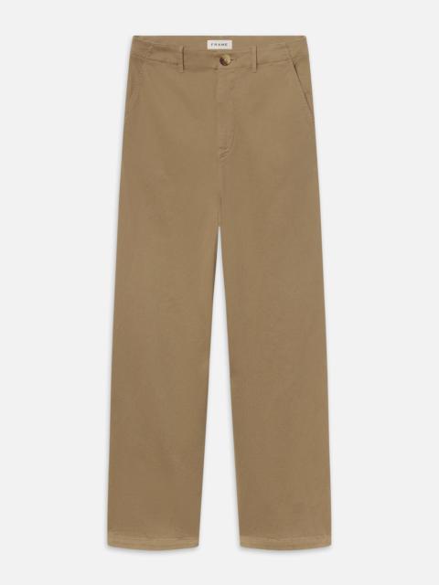 Cotton Chino Pants in French Beige