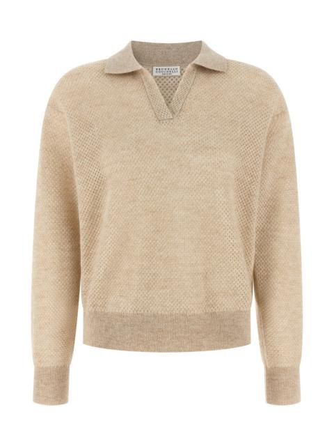 Waffle Processing Polo Shirt
