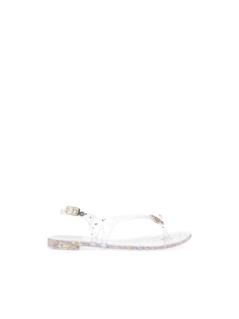 buckle-fastening sandals