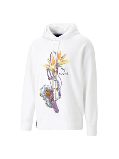 PUMA x KOCH Hoodie 'White Multi-Color' 620274-02