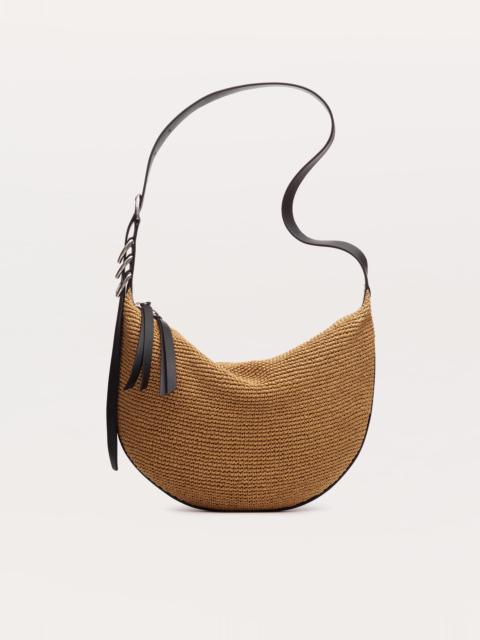 Mercer Medium Raffia Hobo Bag