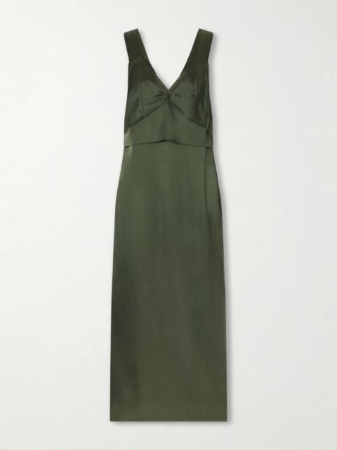 Satin Maxi Dress