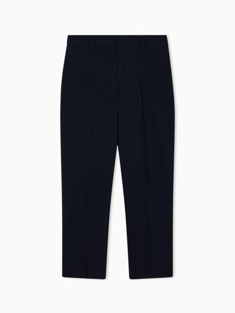 NYLON AND VISCOSE TROUSERS