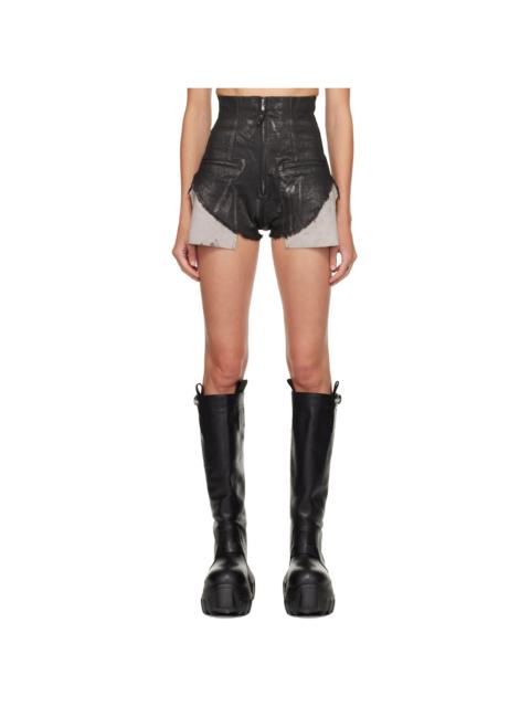 Black Concordians Dirt Cutoffs Denim Shorts