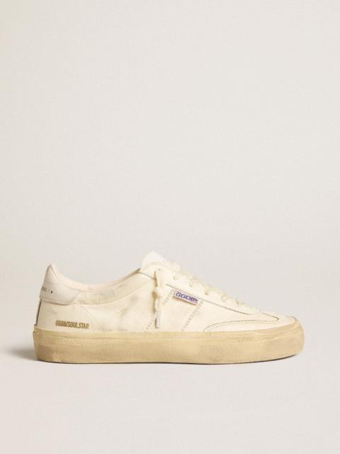 Soul Star in white nappa leather with white leather star