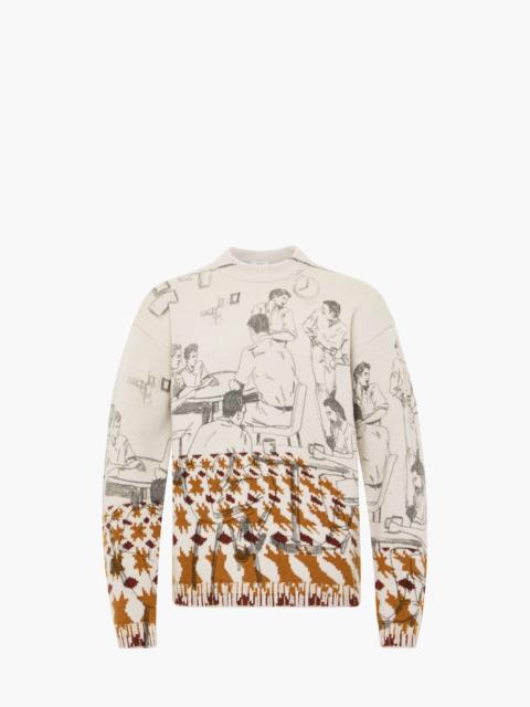 PRINT JACQUARD JUMPER