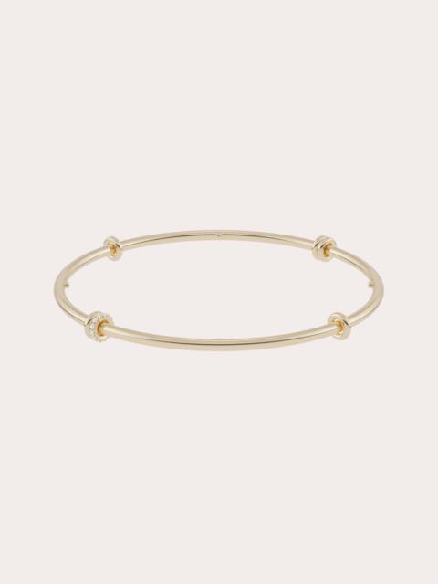 Diamond & 18k Gold Kini Pavé Bangle