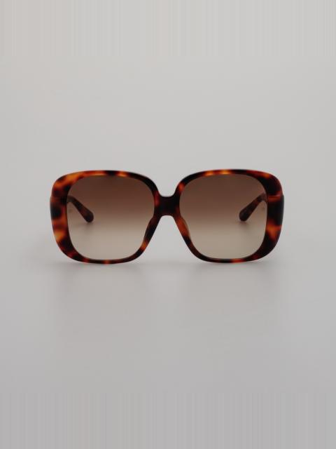 MIMA OVERSIZED SUNGLASSES IN TORTOISESHELL