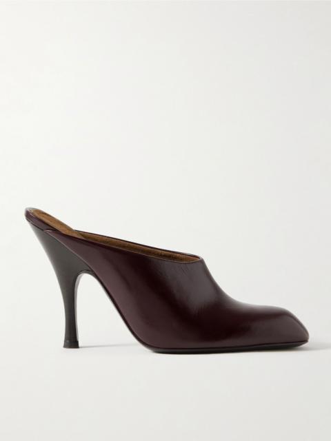 Colt leather mules Dark purple