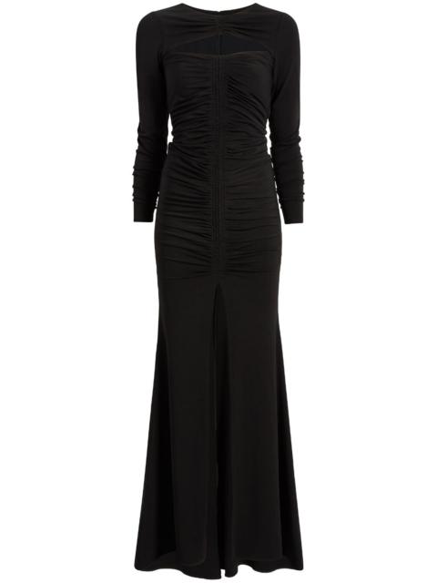 Perri mermaid-design gown