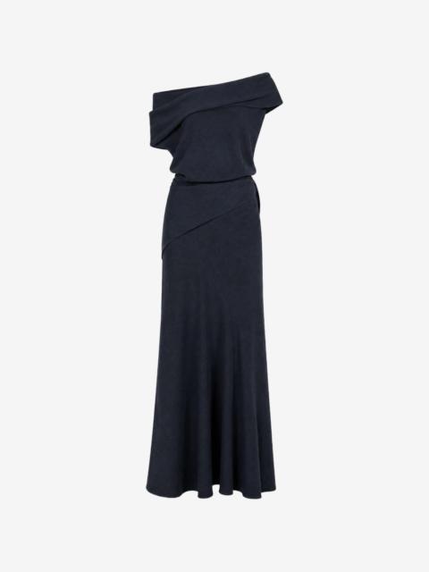 Onara off-shoulder wrap maxi dress