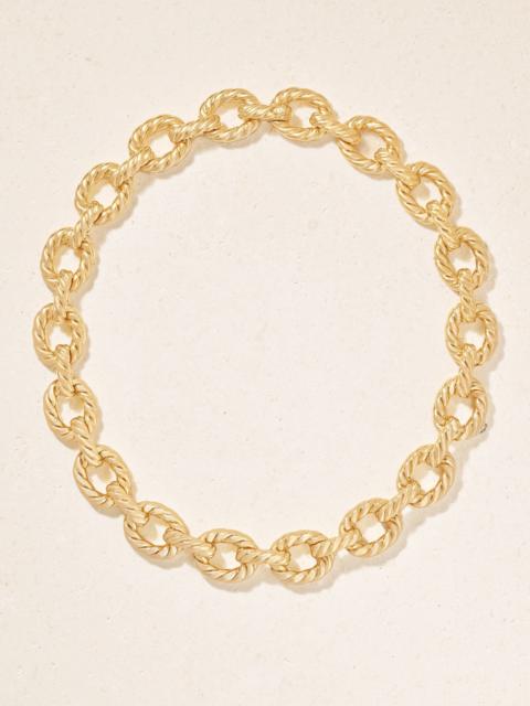 Sculpted Cable 18-karat Gold Necklace