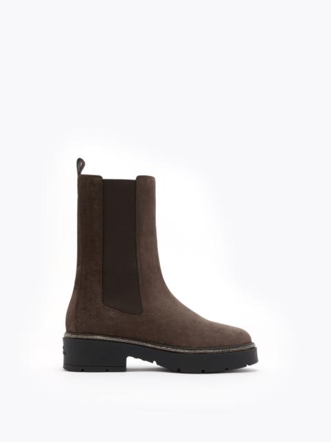 BIKA BROWN ANKLE BOOT WITH CRYSTALS 50