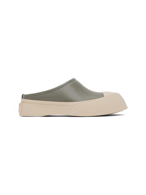 Gray Pablo Sabot Slip-on Loafers