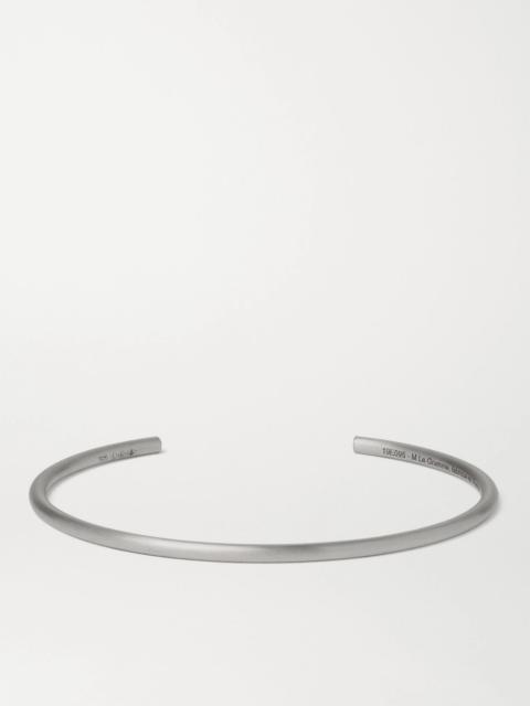 Le 7 Brushed Sterling Silver Cuff Silver