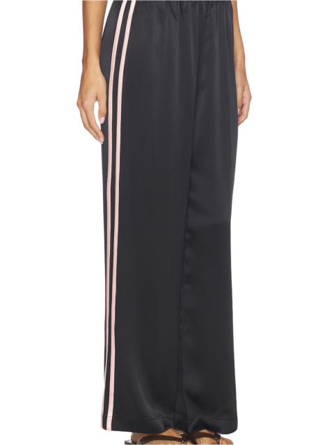 The Silk Stripe Simple Pant