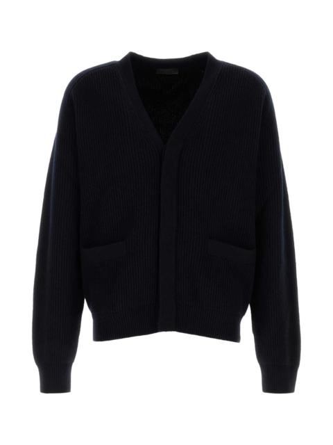 Dark Blue Cashmere Cardigan