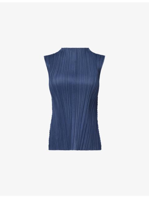 Mellow Pleats Knit Top